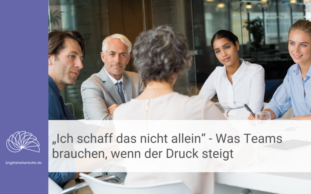 Wenn es eng wird: Die stille Belastung in vielen Teams
