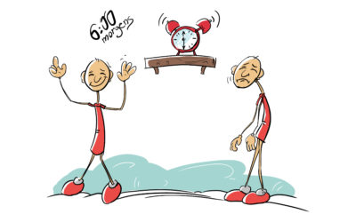 Lerchen und Eulen haben einen unterschiedlichen Schlafrhythmus